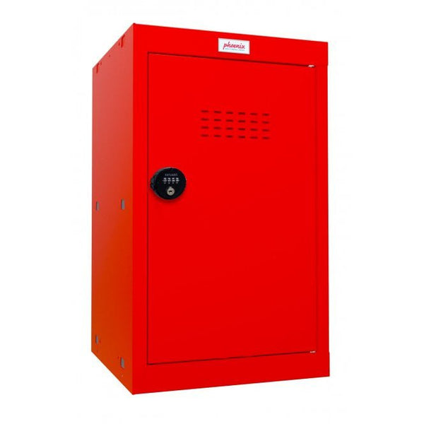 Phoenix CL Series Size 3 Cube Locker in Red with Combination Lock CL0644RRC - ONE CLICK SUPPLIES