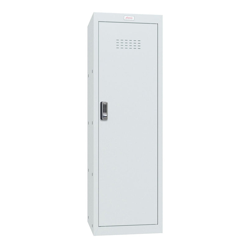 Phoenix CL Series Size 4 Cube Locker in Light Grey with Electronic Lock CL1244GGE - ONE CLICK SUPPLIES