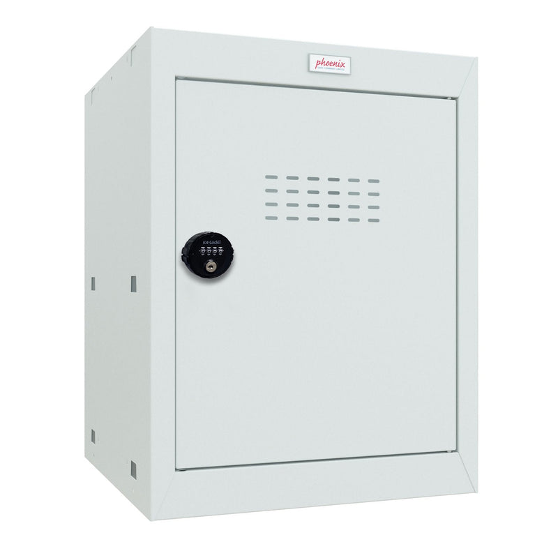 Phoenix CL Series Size 2 Cube Locker in Light Grey with Combination Lock CL0544GGC - ONE CLICK SUPPLIES