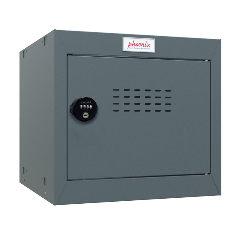 Phoenix CL Series Size 1 Cube Locker in Antracite Grey with Combination Lock CL0344AAC - ONE CLICK SUPPLIES