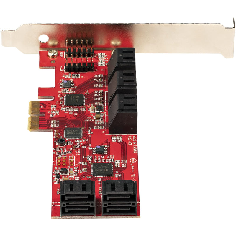 StarTech.com SATA PCIe Card 10 Port - ONE CLICK SUPPLIES