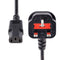 StarTech.com 3ft 1m Power Cable BS 1363 to C13 - ONE CLICK SUPPLIES