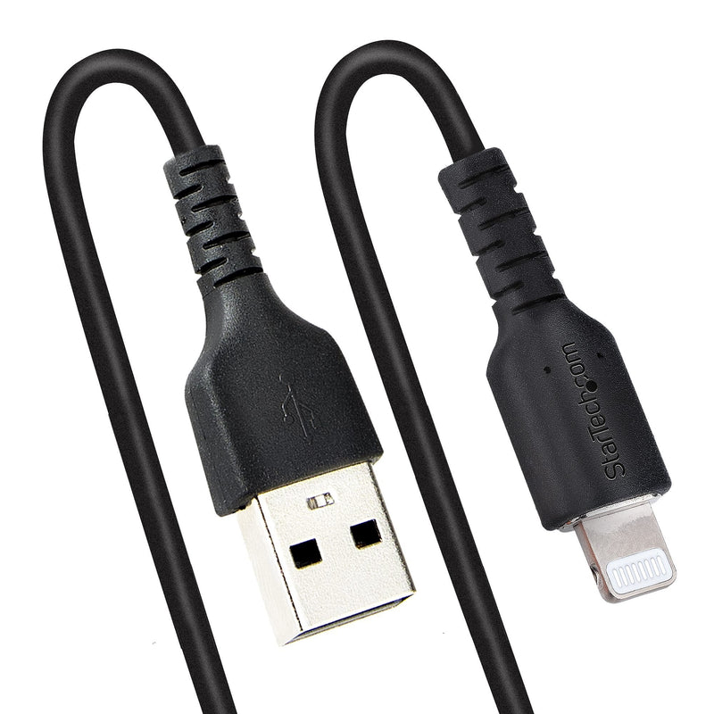 StarTech.com 1m 3ft USB To Lightning Cable Coiled - ONE CLICK SUPPLIES