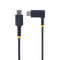 StarTech.com 15cm USB C Right Angled Heavy Duty Fast Charging Cable with 60W Power Delivery - ONE CLICK SUPPLIES