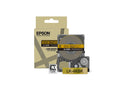 Epson LK-4KBK Black on Gold Satin Ribbon Label Cartridge 12mm x 5m - C53S654001 - ONE CLICK SUPPLIES