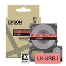 Epson LK-6RBJ Black on Matte Red Tape Cartridge 24mm - C53S672073 - ONE CLICK SUPPLIES