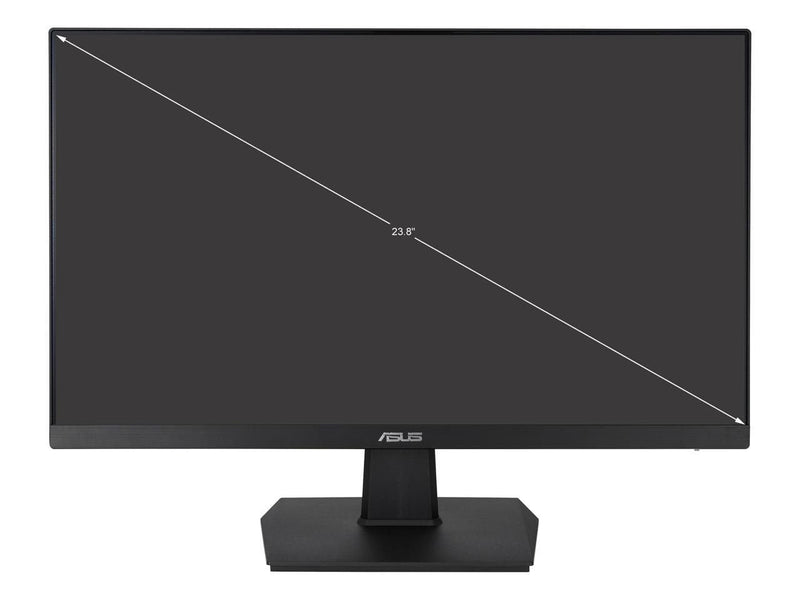 ASUS VA247HE 23.8 Inch 1920 x 1080 Pixels Full HD HDMI DVI VGA Monitor - ONE CLICK SUPPLIES