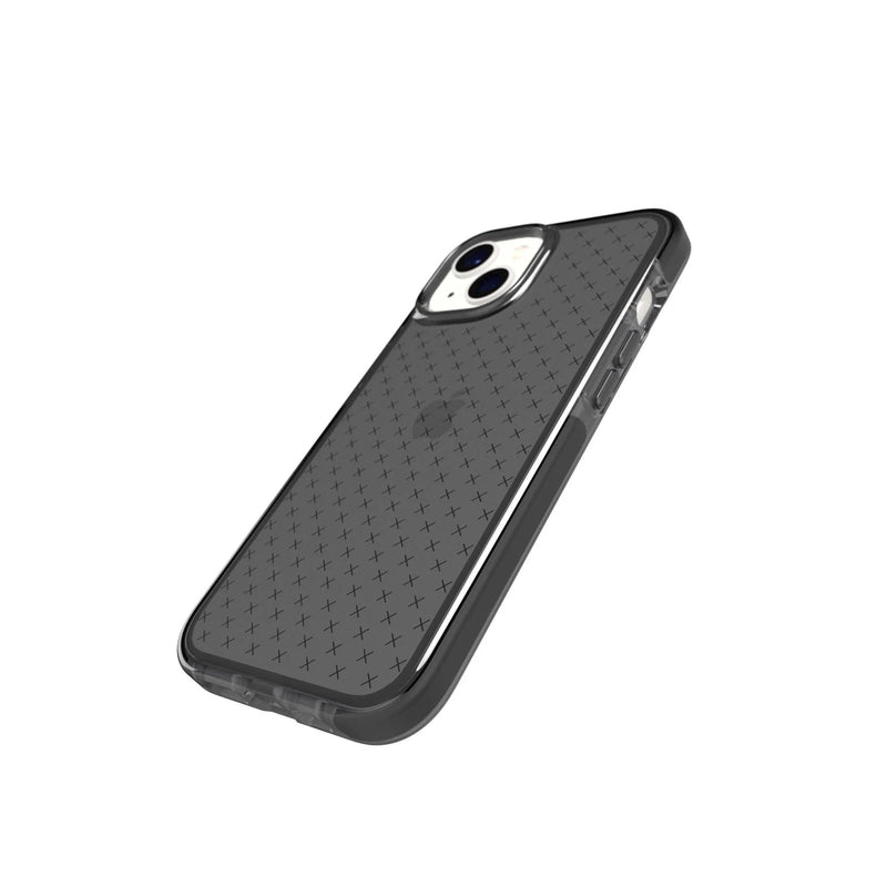 Tech 21 Evo Check Smokey Black Apple iPhone 14 Mobile Phone Case - ONE CLICK SUPPLIES