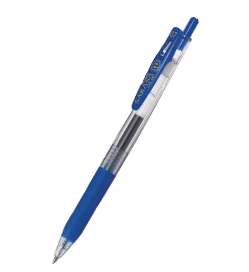 Zebra Sarasa Clip Eco Gel Pen Medium Point Blue (Pack 12) 14322 - ONE CLICK SUPPLIES