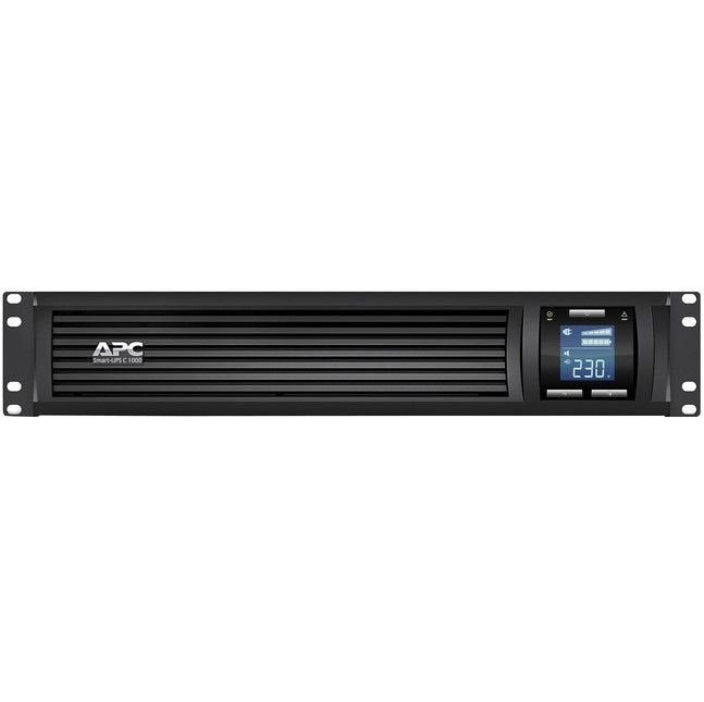 APC Smart-UPS C Line-Interactive 1 kVA 600W 230V 2U Rack Mount 4 AC Outlets - ONE CLICK SUPPLIES