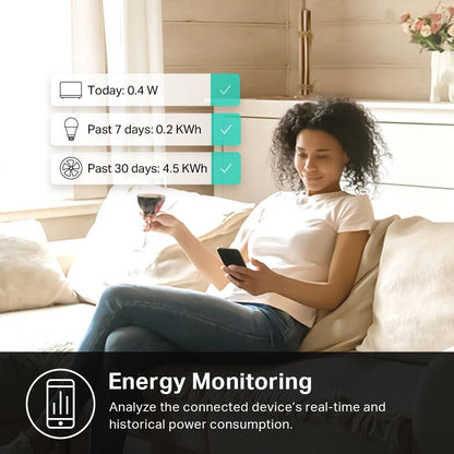 TP-LINK Kasa Smart WiFi Plug Slim with Energy Monitoring - ONE CLICK SUPPLIES