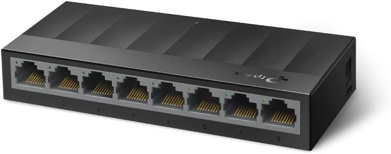 TP-Link LS1008G LiteWave 8 Port Unmanaged Gigabit Ethernet Desktop Switch - ONE CLICK SUPPLIES