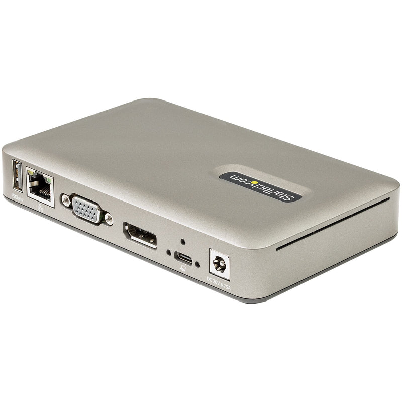 StarTech.com 4-PortUSB-C to DisplayPort 4K 30Hz or VGA Dock with 65W USB Power Delivery - ONE CLICK SUPPLIES