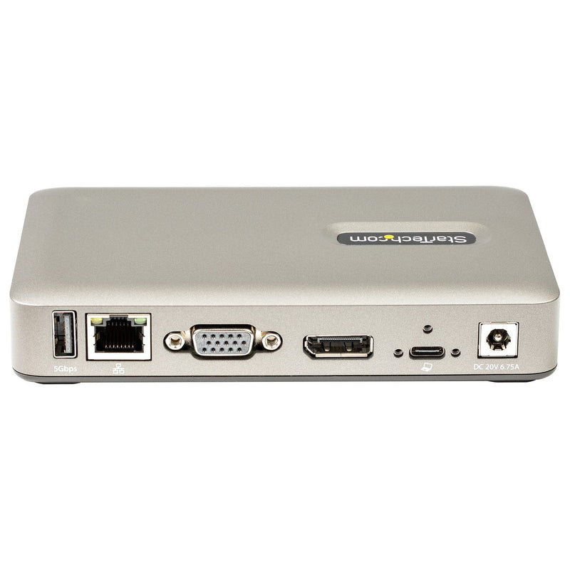 StarTech.com 4-PortUSB-C to DisplayPort 4K 30Hz or VGA Dock with 65W USB Power Delivery - ONE CLICK SUPPLIES