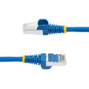 StarTech.com 5m CAT6a Snagless RJ45 Ethernet Blue Cable with Strain Reliefs - ONE CLICK SUPPLIES