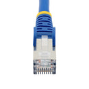 StarTech.com 7m CAT6a Snagless RJ45 Ethernet Blue Cable with Strain Reliefs - ONE CLICK SUPPLIES