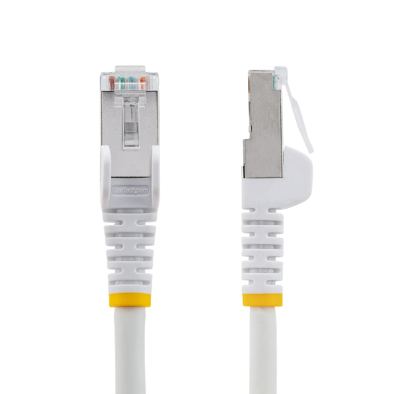 StarTech.com 5m CAT6a Snagless RJ45 Ethernet White Cable with Strain Reliefs - ONE CLICK SUPPLIES