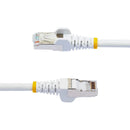 StarTech.com 5m CAT6a Snagless RJ45 Ethernet White Cable with Strain Reliefs - ONE CLICK SUPPLIES