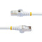 StarTech.com 5m CAT6a Snagless RJ45 Ethernet White Cable with Strain Reliefs - ONE CLICK SUPPLIES