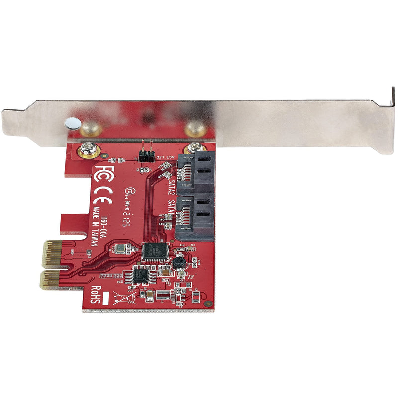 StarTech.com 2 Port 6Gbps PCIe SATA Expansion Card - ONE CLICK SUPPLIES