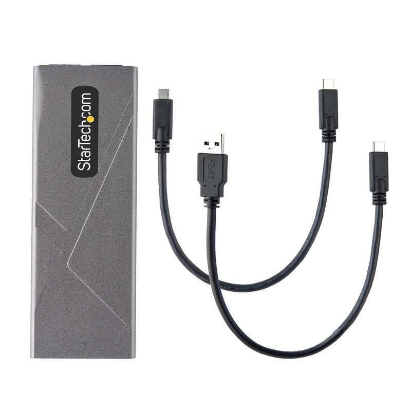 StarTech.com USB-C 10Gbps to M.2 NVMe or M.2 SATA SSD Enclosure Tool-free - ONE CLICK SUPPLIES