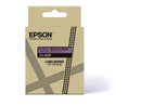 Epson LK-4UBP Black on Purple Tape Cartridge 12mm - C53S672101 - ONE CLICK SUPPLIES