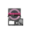 Epson LK-4PBF Black on Fluorescent Pink Tape Cartridge 12mm - C53S672100 - ONE CLICK SUPPLIES