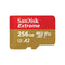 SanDisk Extreme PLUS 256GB MicroSDXC Memory Card and Adapter - ONE CLICK SUPPLIES