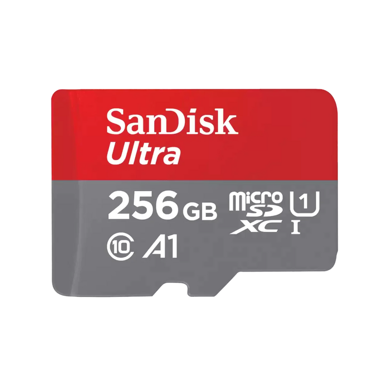 SanDisk Ultra 256GB UHS-I Class 10 MicroSDXC Memory Card and Adapter - ONE CLICK SUPPLIES