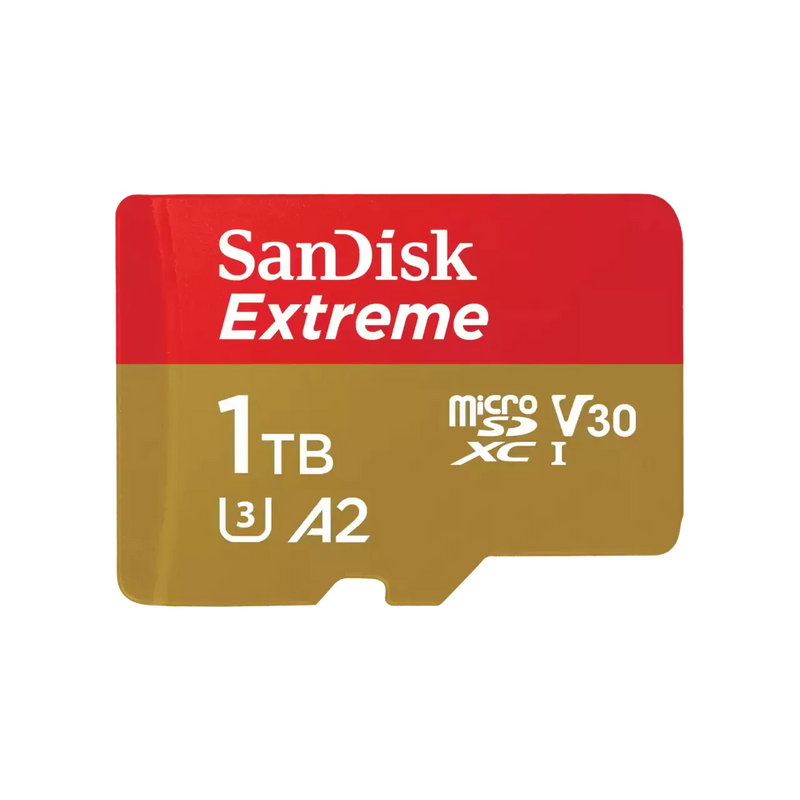 SanDisk Extreme 1TB Class 3 UHS-I MicroSDXC Memory Card and Adapter - ONE CLICK SUPPLIES