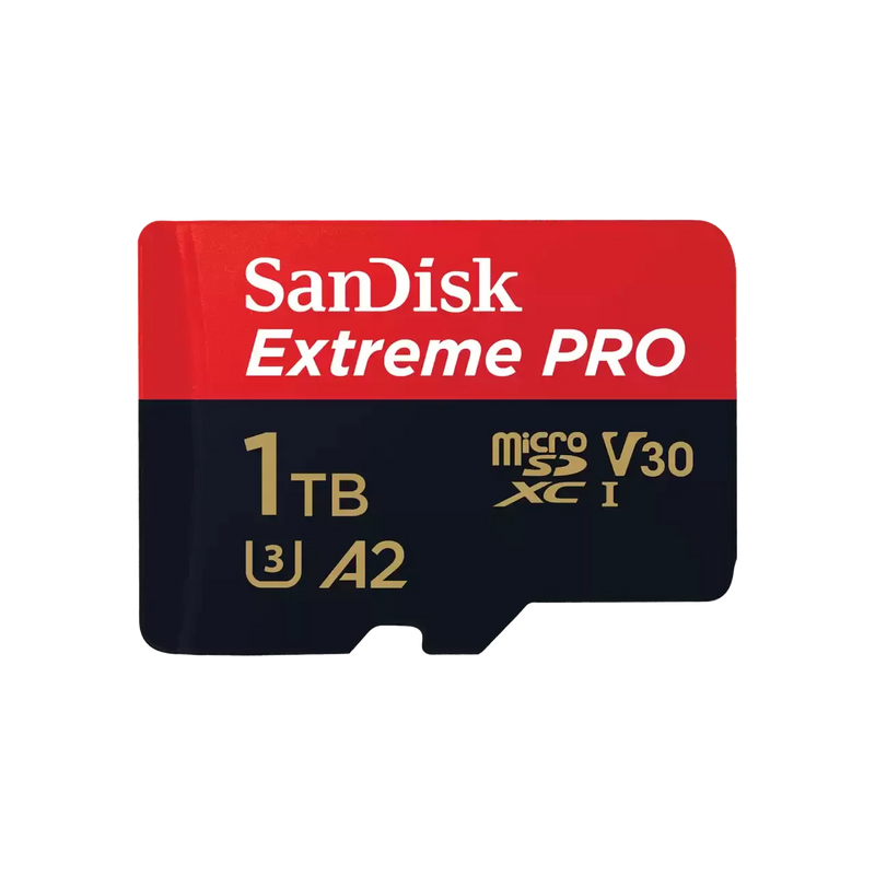 SanDisk Extreme PRO 1TB MicroSDXC UHS-I Class 10 Memory Card and Adapter - ONE CLICK SUPPLIES