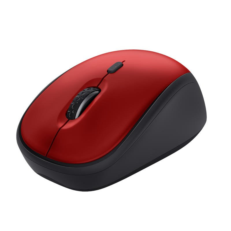 Trust Yvi Plus 1600 DPI Optical RF Wireless Optical Red Eco Mouse - ONE CLICK SUPPLIES