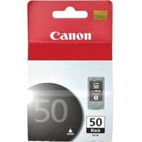 Canon PG50 Black Standard Capacity Ink Cartridge 22ml - 0616B001 - ONE CLICK SUPPLIES