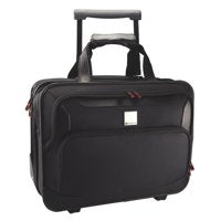 Monolith Deluxe Nylon Wheeled Laptop Case for Laptops up to 15 inch Black 2372 - ONE CLICK SUPPLIES