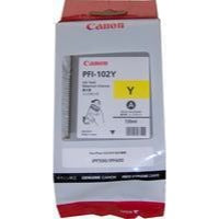 Canon PFI102Y Yellow Standard Capacity Ink Cartridge 130ml - 0898B001 - ONE CLICK SUPPLIES