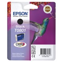 Epson T0801 Hummingbird Black Standard Capacity Ink Cartridge 7ml - C13T08014011 - ONE CLICK SUPPLIES