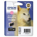 Epson T0966 Husky Vivid Light Standard Capacity Magenta Ink 11ml - C13T09664010 - ONE CLICK SUPPLIES