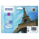 Epson T7023 Eiffel Tower Magenta High Yield Ink Cartridge 21ml - C13T70234010 - ONE CLICK SUPPLIES