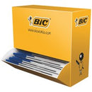 Bic Cristal Ballpoint Pen 1.0mm Tip 0.32mm Line Blue (Pack 100) - 942910 - ONE CLICK SUPPLIES