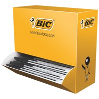 Bic Cristal Ballpoint Pen 1.0mm Tip 0.32mm Line Black (Pack 100) - 942911 - ONE CLICK SUPPLIES