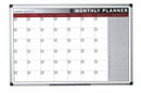 Bi-Office Month Magnetic Whiteboard Planner Aluminium Frame 900x600mm - GA0336170 - ONE CLICK SUPPLIES