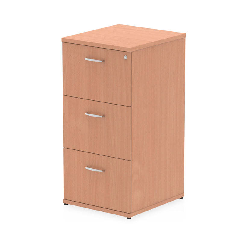 Impulse 3 Drawer Filing Cabinet Beech I000073 - ONE CLICK SUPPLIES