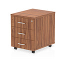 Dynamic Impulse 3 Drawer Mobile Pedestal Walnut I000125 - ONE CLICK SUPPLIES