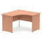 Dynamic Impulse 1200mm Corner Desk Beech Top Panel End Leg I000384 - ONE CLICK SUPPLIES