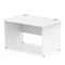 Impulse 1200 x 800mm Straight Desk White Top Panel End Leg I000393 - ONE CLICK SUPPLIES