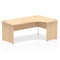 Dynamic Impulse 1800mm Right Crescent Desk Maple Top Panel End Leg I000456 - ONE CLICK SUPPLIES