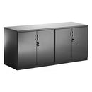 Dynamic High Gloss 1600mm Credenza Top Black I000735 - ONE CLICK SUPPLIES