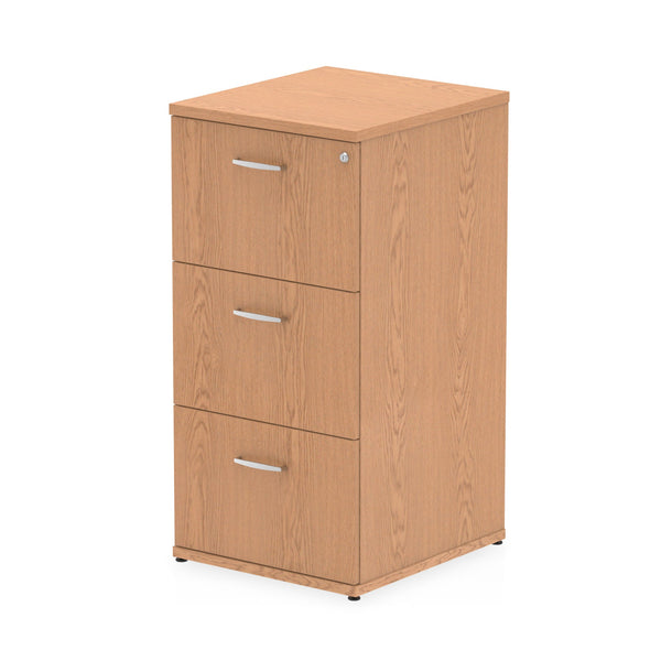 Impulse 3 Drawer Filing Cabinet Oak I000781 - ONE CLICK SUPPLIES