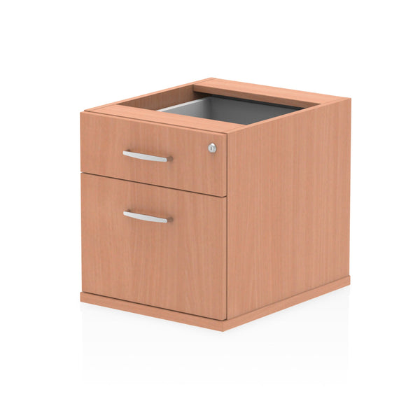 Impulse 2 Drawer Fixed Pedestal Beech I001640 - ONE CLICK SUPPLIES