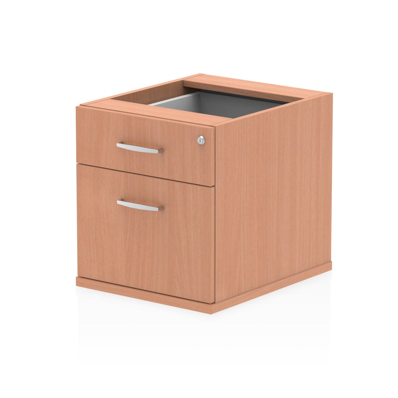 Impulse 2 Drawer Fixed Pedestal Beech I001640 - ONE CLICK SUPPLIES